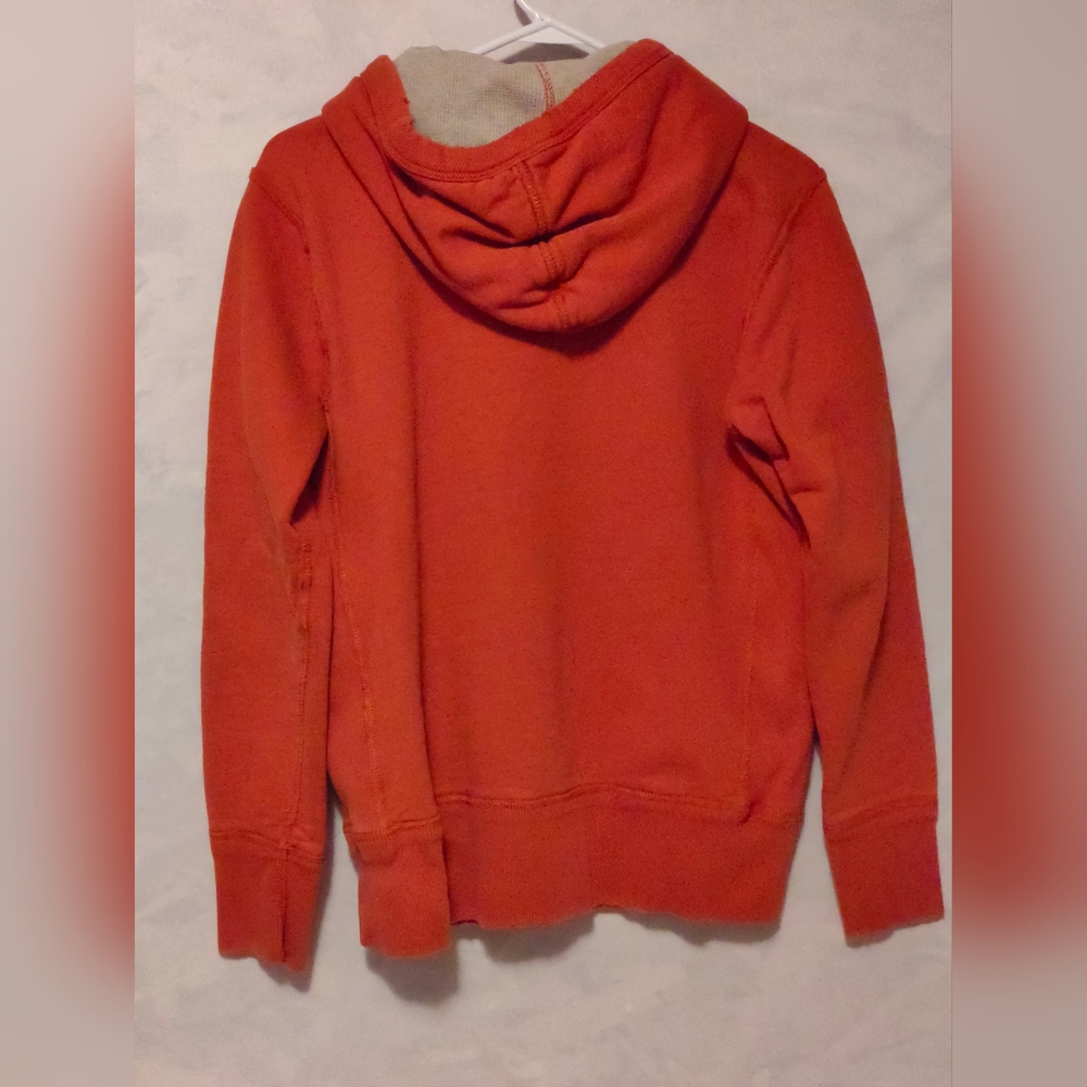 VTG American Eagle Wome Y2K Distressed Heavyweight Hoodie Sweatshirt Sz XS/TP - Picture 2 of 7